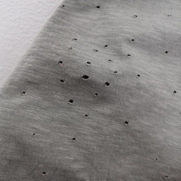 Just U in Gray Distressed Ripped Boho Tank Top Rocker Biker Grunge Core Small - Picture 4 of 7